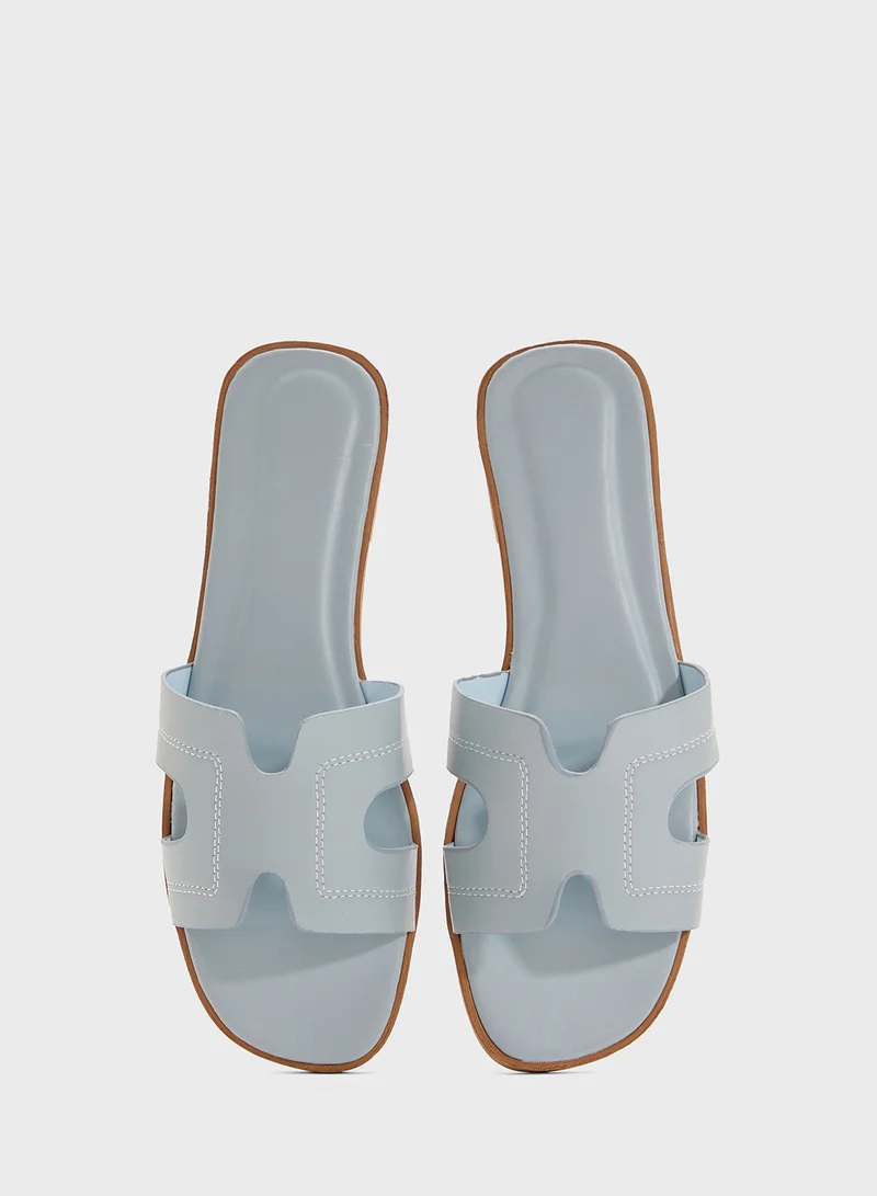 Ginger Womens Casual Flat Sandal