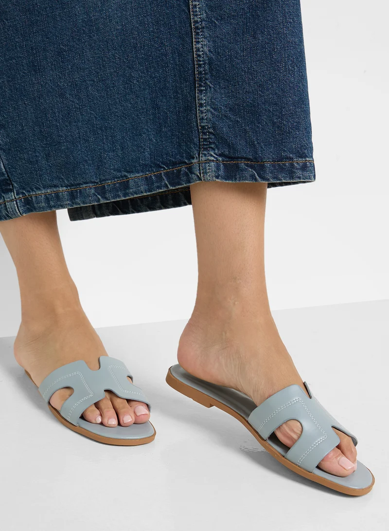 Ginger Womens Casual Flat Sandal