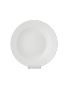 Dania 6 plain white deep porcelain plates for buffets, dining rooms and all uses, size 21 cm  - Image 4