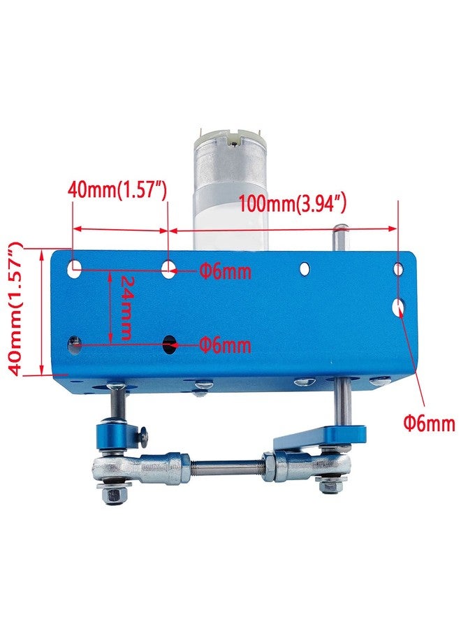 JQDML DC 24V Reciprocating Swing Motor, 20-120 Degrees Adjustable,Max Speed 90rpm,with Speed Controller,for Holiday Decorations,Halloween Props,DIY Projects,Dynamic Advertising and Experiment - Image 5