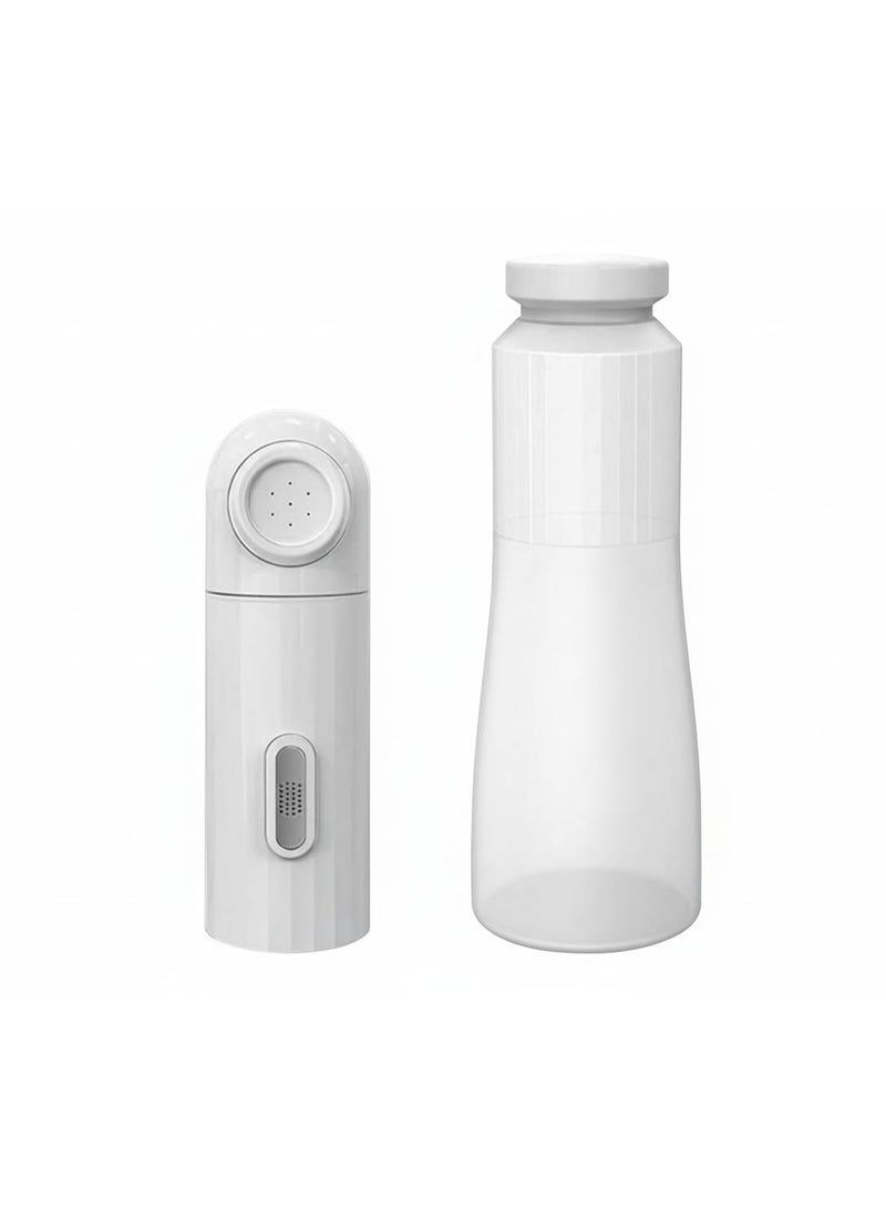 Luckam Portable Bidet, 350ml Electric Handheld Bidet with USB-C Charging, Rechargeable Personal Hygiene Sprayer for Travel, Postpartum Care, and Post-Poo Cleaning, Mini Travel Essential (White) - Image 1