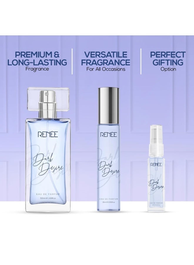 رينيه عطر رينيه دارك ديزاير او دو بارفان 8 مل، عطر فاخر يدوم طويلاً ومناسب لجميع المناسبات، عطر صغير الحجم مثالي للسفر للنساء. - Image 4