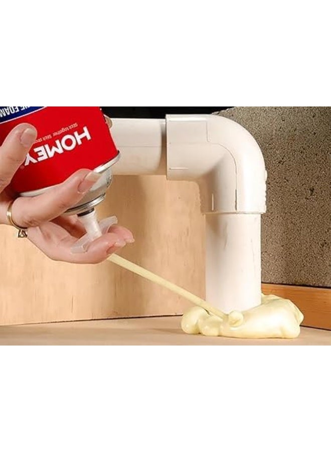 Homey Polyurethane Foam Spray 71 Polyurethane Foam for Sealing and Filling Hole, Pack, Sponge, Multipurpose, Polyurethane Foam 1 Pack - Image 2