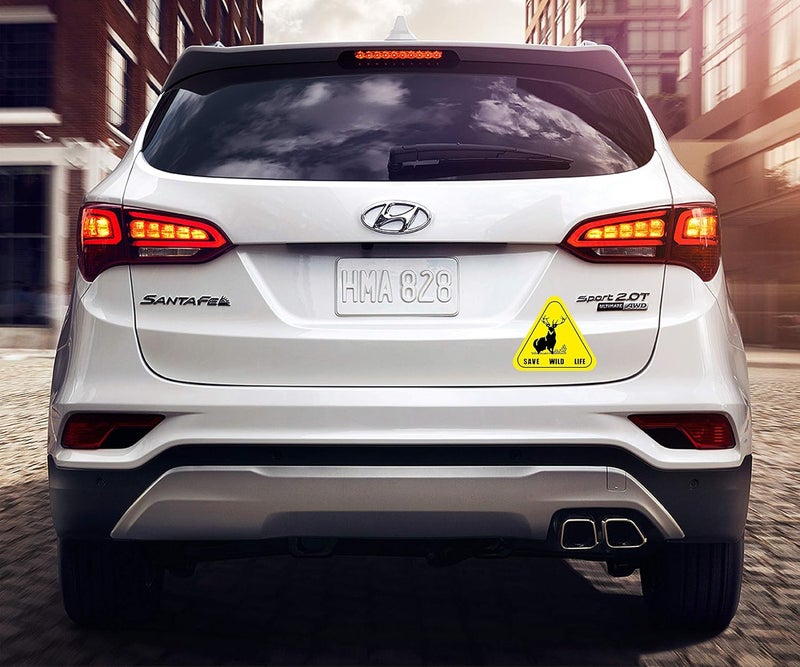 BIG FLAG BFRC 3D Embossed Bumper Stickers for All Cars Bikes Pack of 1 (Save Wildlife) (Save Wildlife5) - Image 5