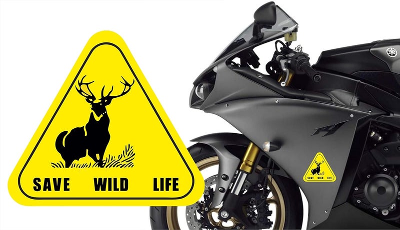 BIG FLAG BFRC 3D Embossed Bumper Stickers for All Cars Bikes Pack of 1 (Save Wildlife) (Save Wildlife5) - Image 3