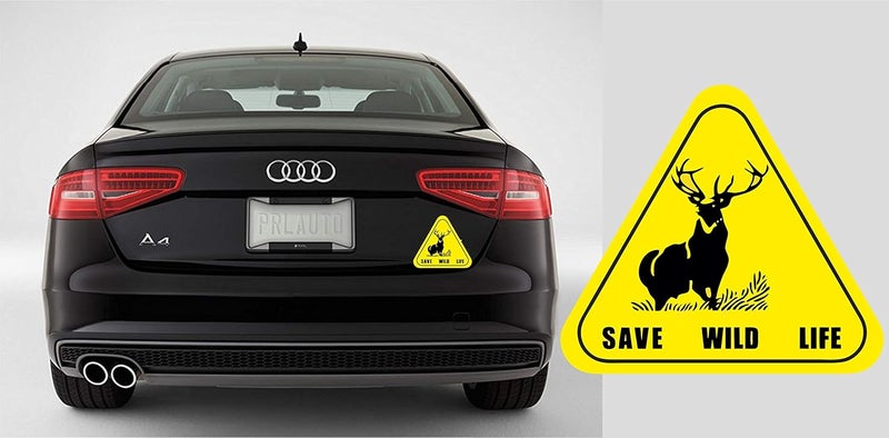 BIG FLAG BFRC 3D Embossed Bumper Stickers for All Cars Bikes Pack of 1 (Save Wildlife) (Save Wildlife5) - Image 1