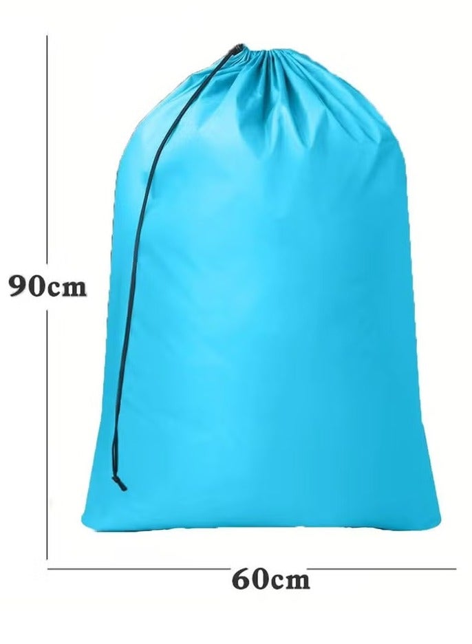 Hoasis 3pcs Laundry Bag 23.6*35.4 inch Hamper Liner, Laundry Sacks with Drawstrings Extra Large Laundry Bags Heavy Duty Dirty Clothes Storage Bag for Laundry Home Dorm three color mix - Image 2