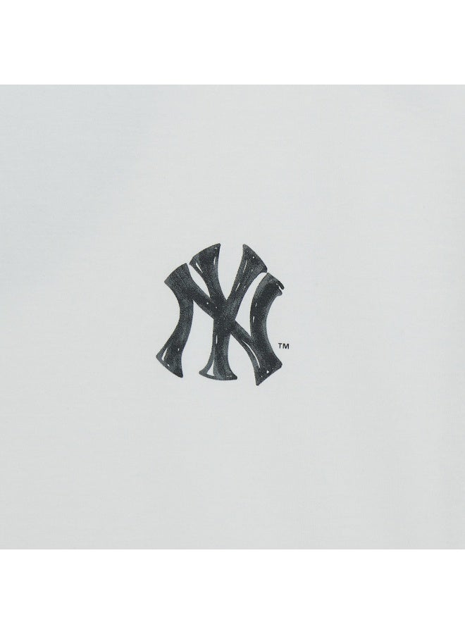 MLB Unisex NY Yankees Graffiti Print White Long Sleeve T‑Shirt-XL - Image 5