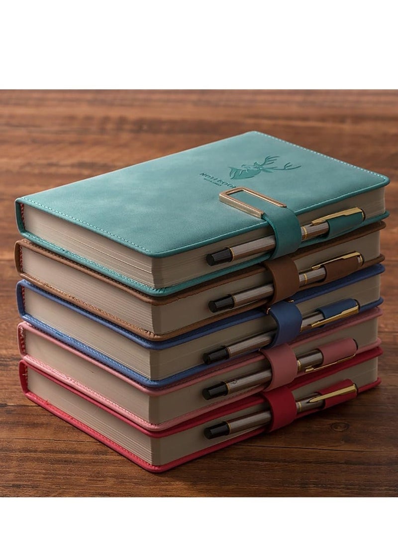 A5 Notebook Journal with Pen - Hardcover Executive Notebooks Premium Thick Paper, College Lined Journal, 8.3×5.8 - Image 5