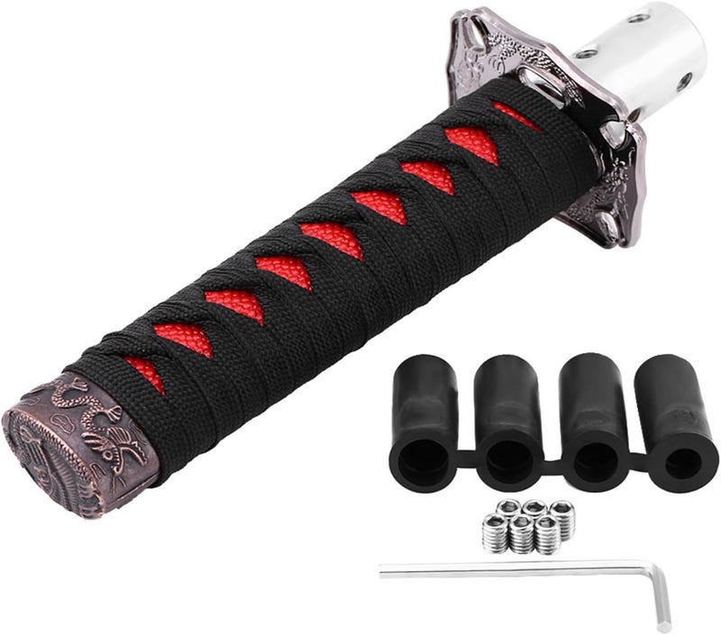 All territory compatible build Ergonomic Japanese Sword Gear Shift Knob Comfortable Grip Universal Fit for Manual Cars with 4 Adapters Widely used design Easy lifting build Size-sorted warehouse storage Big & small space compatible Market demand focused build Budget friendly trendy design Climate adapted upgraded quality Safe silicone build Riyadh Jeddah Dammam ship Simple multi-feature universal build Home & light industrial compatible Trendy natural assorted colors Stable inert material All usage compatible Temp fluctuation resistant crafted quality Versatile application Gulf climate fit Treated anti-rust metal Tight fitted parts Stable local goods source Multiple sizes Confirmed available stock Repeated detach compatible build Simple multifunctional build - Image 5