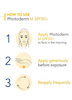 Bioderm Bioderma Photoderm M Golden Sunscreen Cream SPF 50+, 40 ml, for oily skin type, 50 SPF, 60.0 ml  - Image 5
