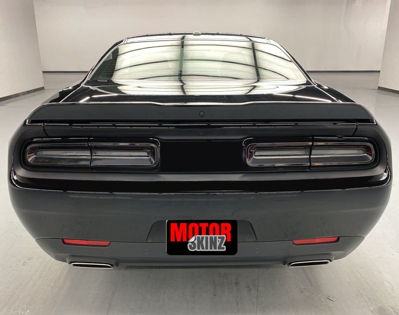 SlickMod تظليل فينيل سليك مود مقصوص مسبقًا لسيارة دودج تشالنجر 2015-2022 (1. ضوء خلفي، 20% دخان داكن) - Image 4