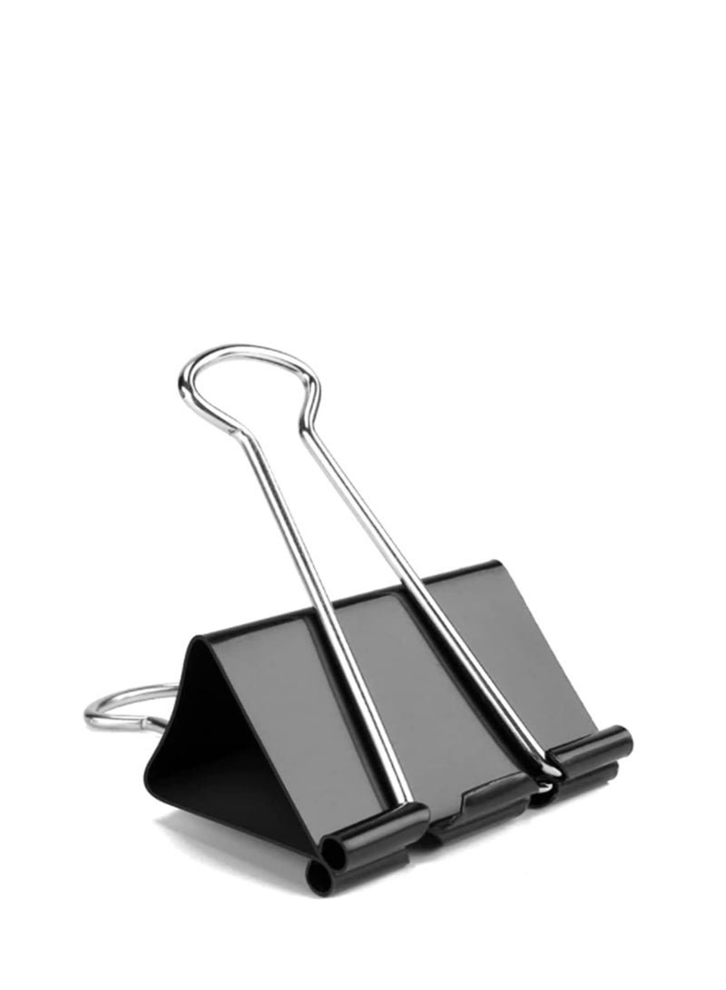 Terabyte Extra Large Binder Clips (36 Pack) 2 Inch, Big Paper Clamps for Office Supplies, Black - Image 2