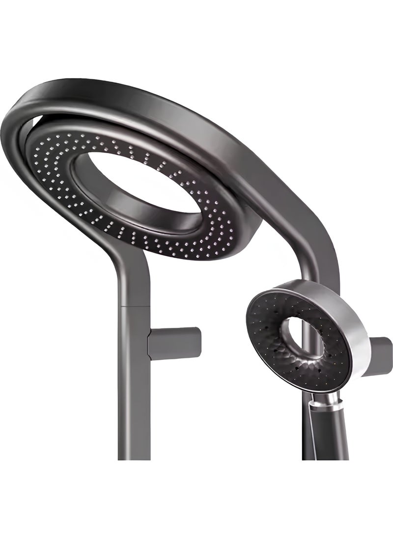 Oxy Aqua Digital LED Screen Robot Shower Set Luxury Waterfall and Rain Shower System Top Shower Set  - Image 3