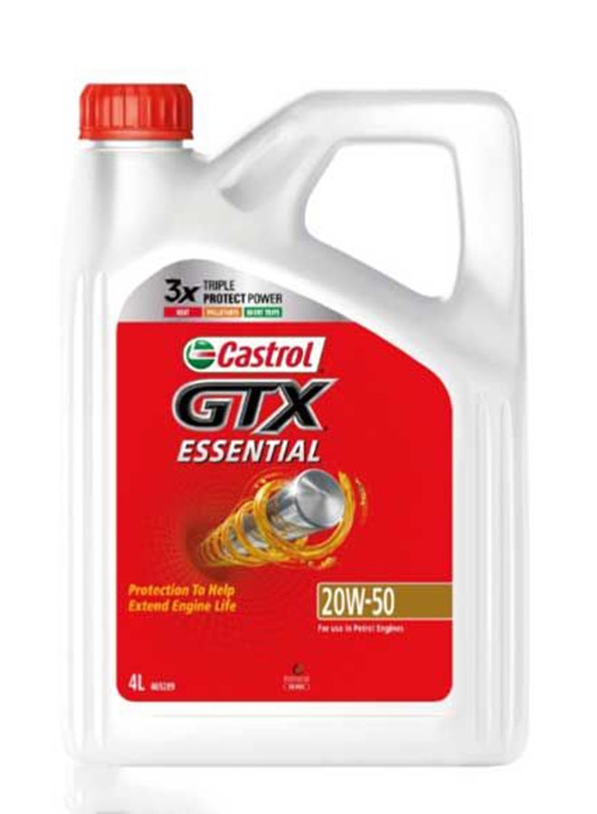 Castrol GTX Essential 20W50 SL-4L