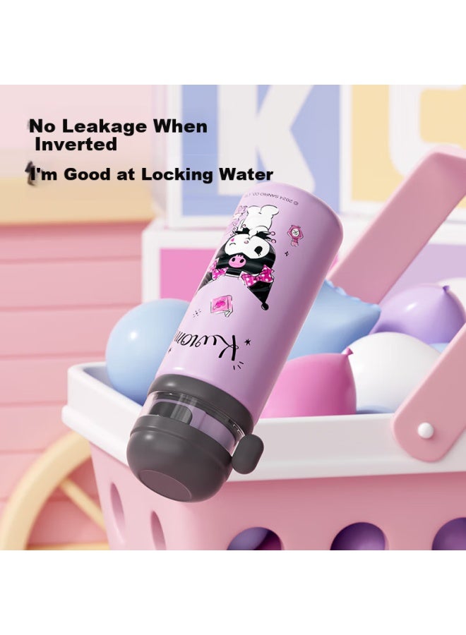 Milonbear Children's Insulated Cup, Three-drinking New Stylish Design, For Girls And Students, School-specific Cup With Sleeve, Water Bottle - Image 2
