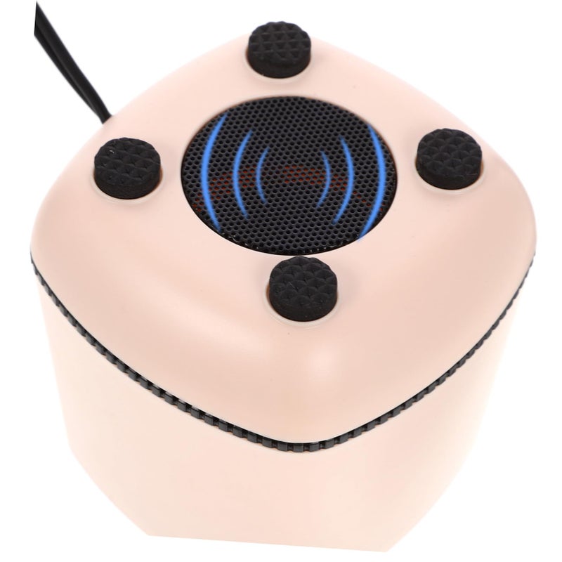 Portable Mini Desktop Computer Speaker With USB Power And Bass Sound For Laptop Home Office Use In Golden - Image 4