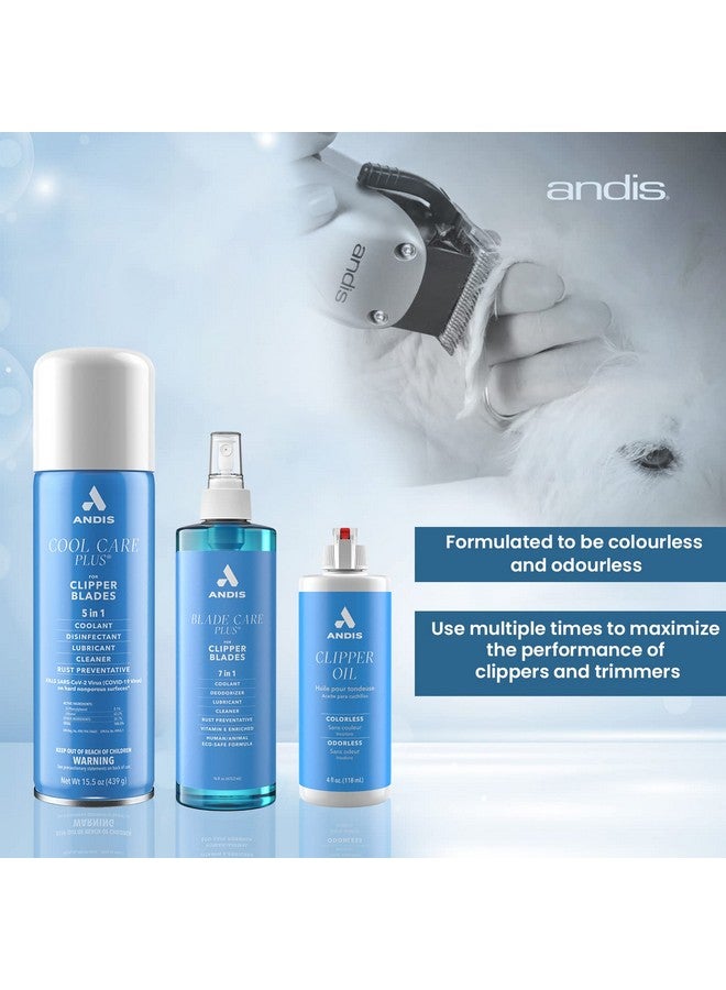 Andis Blade Oil For Pet Grooming Clippers - Max Clipper Power, Extend Blade Life, Clean & Lubricate, Colourless, Odourless - 118 Ml (Pack Of 2) - Image 5