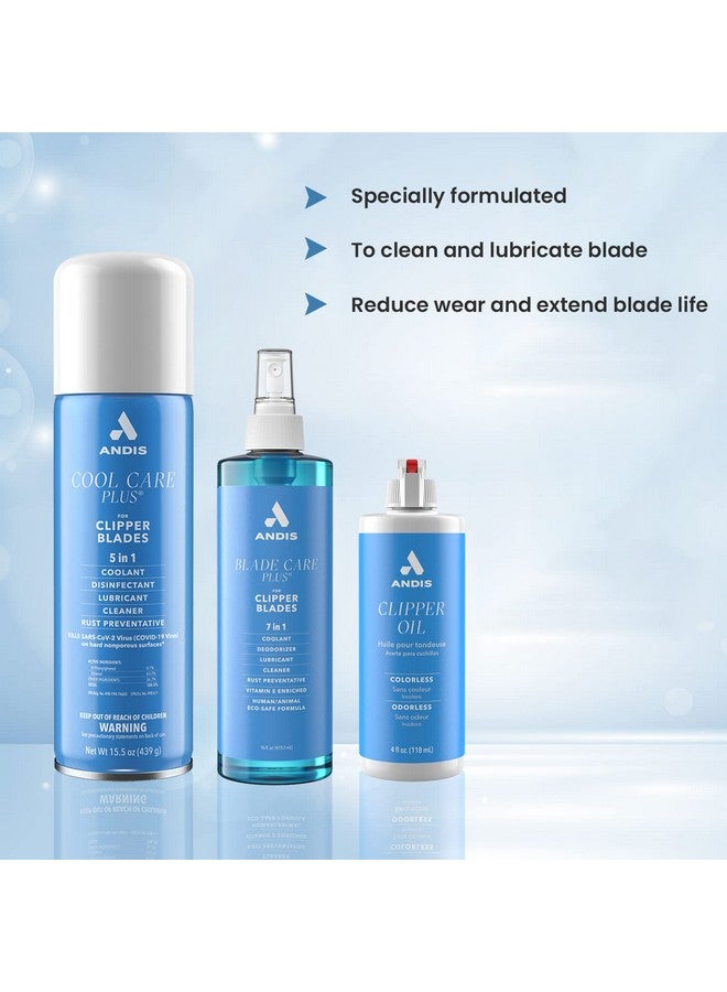 Andis Blade Oil For Pet Grooming Clippers - Max Clipper Power, Extend Blade Life, Clean & Lubricate, Colourless, Odourless - 118 Ml (Pack Of 2) - Image 2