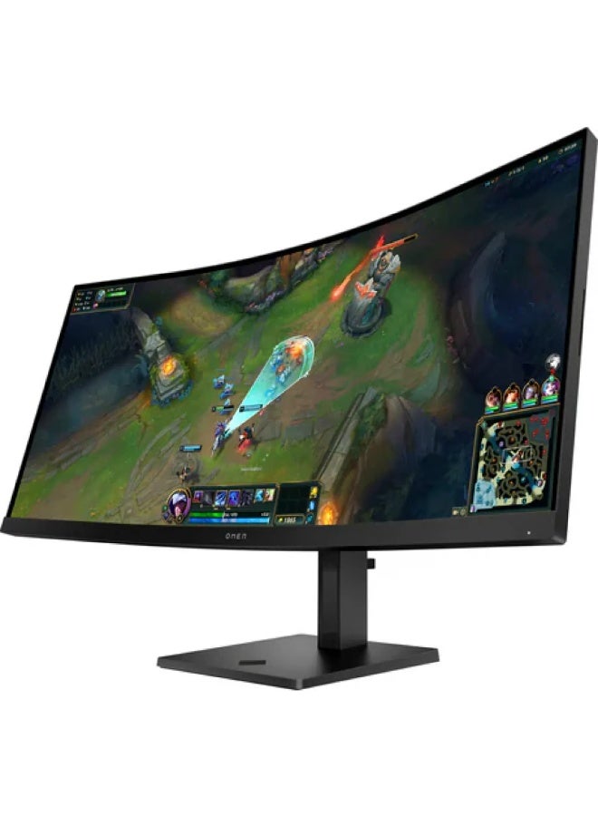 HP 34 inch WQHD 180Hz Curved Gaming Monitor  - OMEN 34c G2 black - Image 4