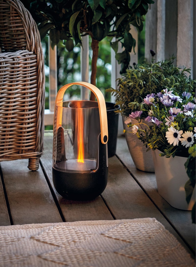 Stadler Swiss Design Aroma Diffuser and Lantern Sophie with a Battery Running time of up to 11 Hours Suitable for Indoor and Outdoor use Illuminating and Fragrant with Flame Effect Black with 2 Years Warranty and Local Support  - Image 2