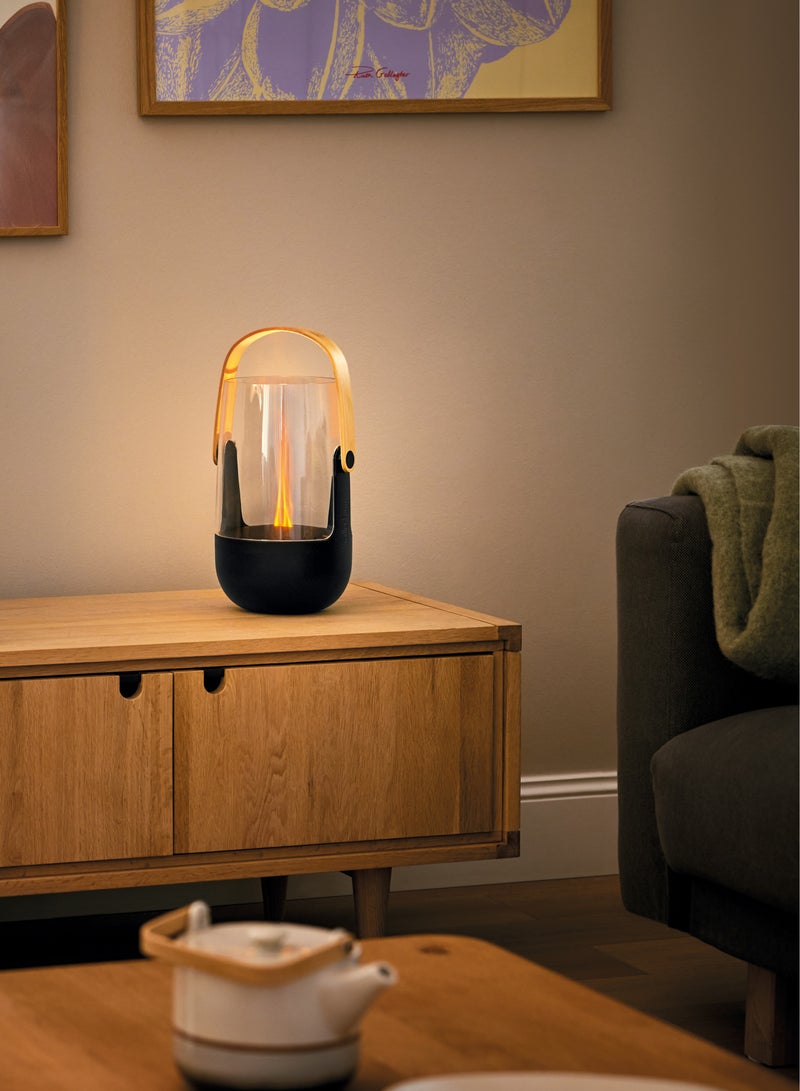 Stadler Swiss Design Aroma Diffuser and Lantern Sophie with a Battery Running time of up to 11 Hours Suitable for Indoor and Outdoor use Illuminating and Fragrant with Flame Effect Black with 2 Years Warranty and Local Support  - Image 4