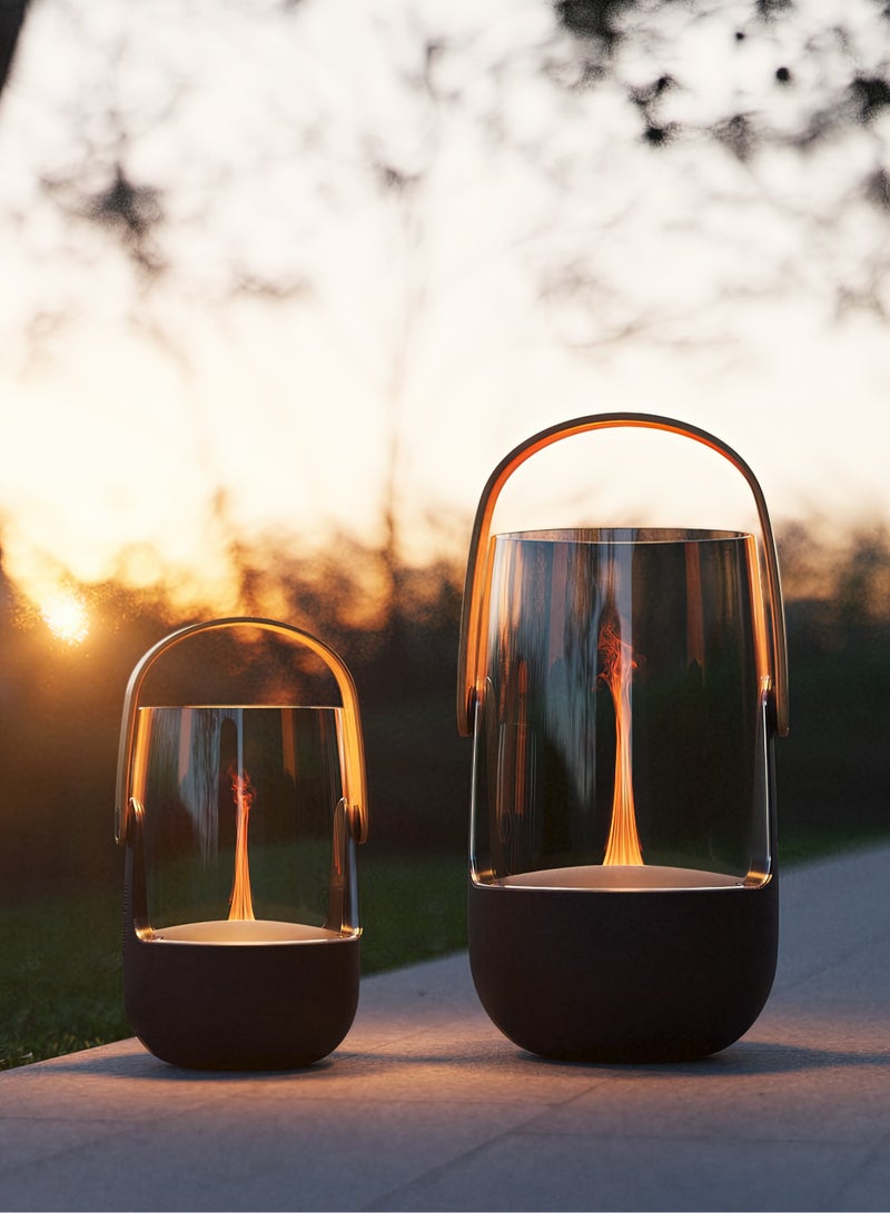 Stadler Swiss Design Aroma Diffuser and Lantern Sophie with a Battery Running time of up to 11 Hours Suitable for Indoor and Outdoor use Illuminating and Fragrant with Flame Effect Black with 2 Years Warranty and Local Support  - Image 5