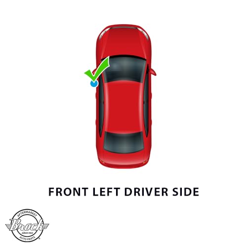 Brock Aftermarket Replacement Part Driver Side Mirror Cover Paint to Match Black with Signal Compatible with 2014-2019 Toyota Corolla - Image 2