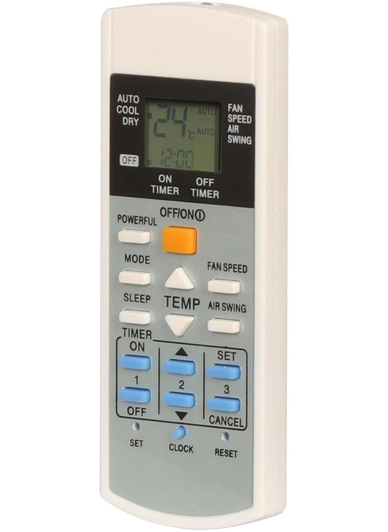 BGM - Remote Control Compatible with Panasonic Split Air Conditioner Without Backlight (AC-29D) with battery - Image 1