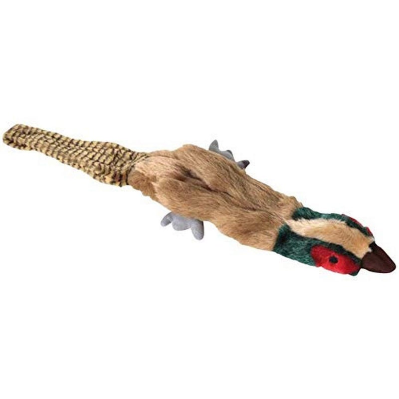 Multipet Migrators 18Inch Empty Nesters Dog Toy with Squeakers without Stuffing Pheasant - Image 2