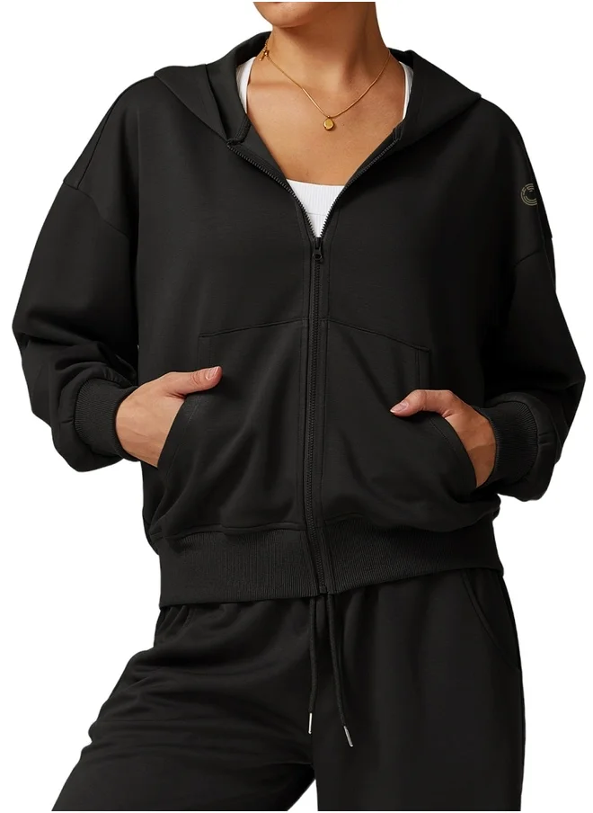 KAWN.YOGA Womens Light Loose Fit Jacket