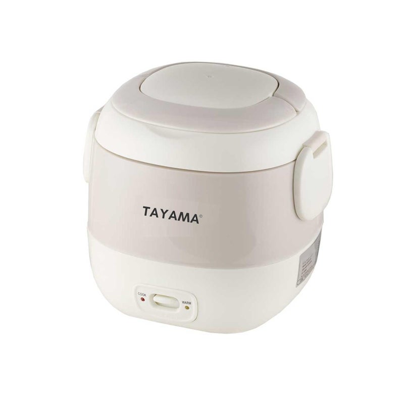 Tayama 1.5 Cup Portable Mini Rice Cooker, White (TMRC-03R) - Image 2
