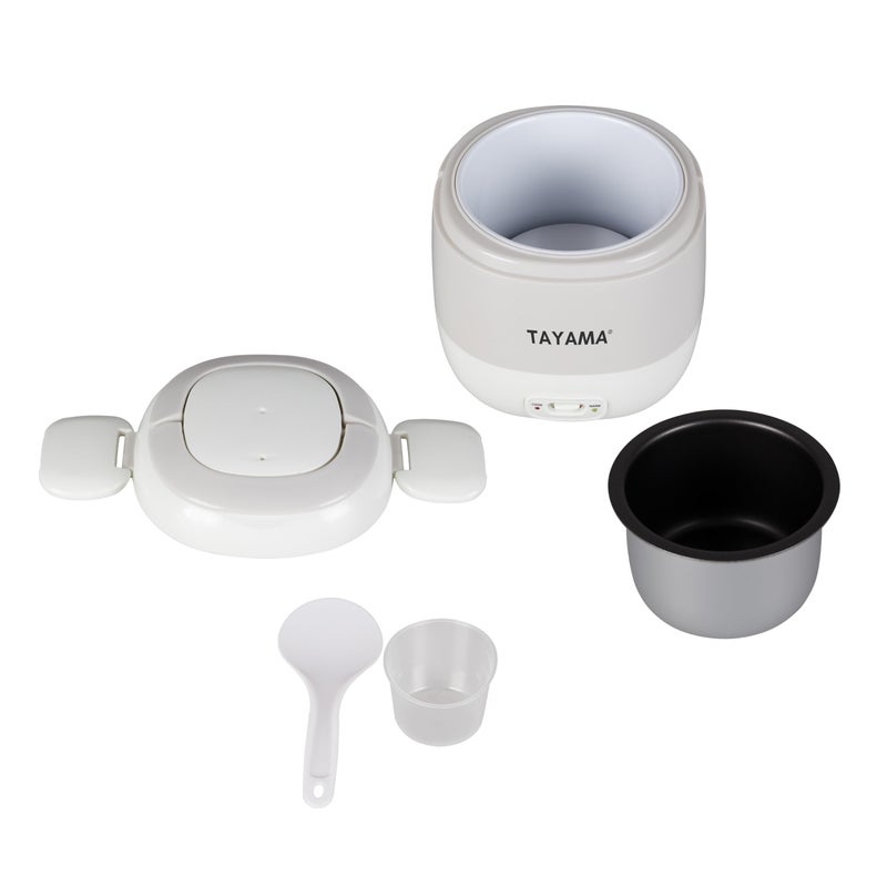Tayama 1.5 Cup Portable Mini Rice Cooker, White (TMRC-03R) - Image 5