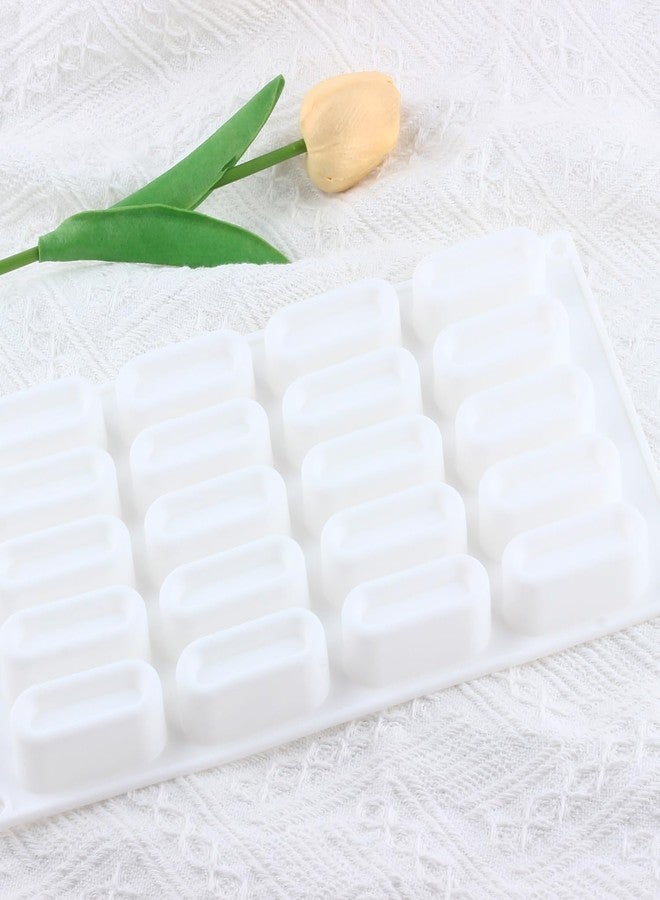 YIMINGMOLD قوالب سيليكون بيضاوية الشكل من YIMINGMOLD، تحتوي على 20 تجويفًا، لصنع حلويات الشوكولاتة، طقم من قطعتين - Image 5