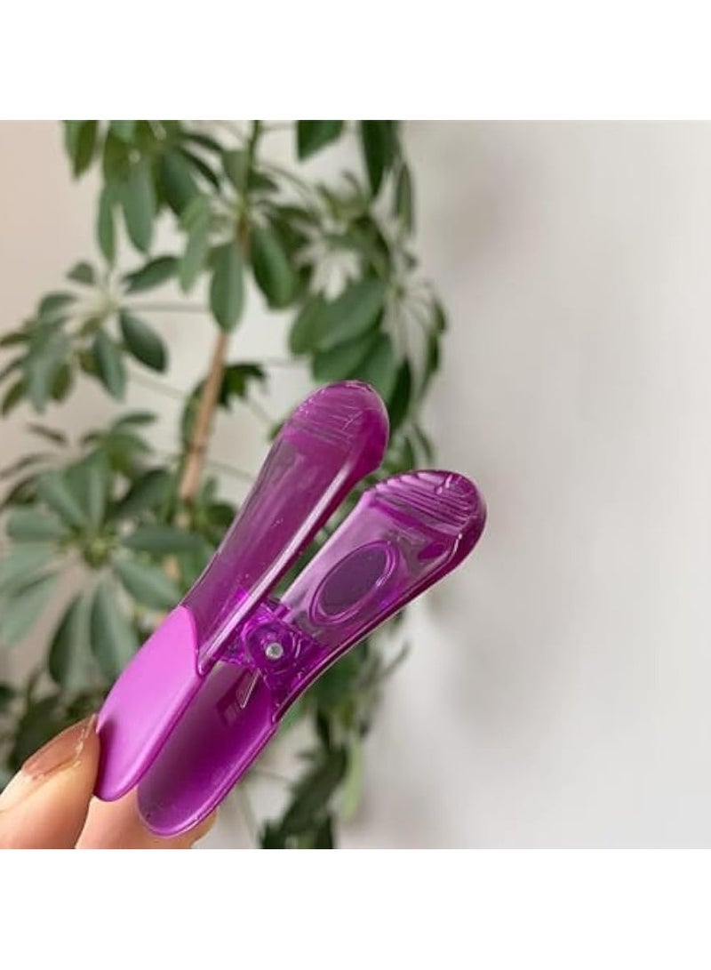 أوزيغالور 6 قطع من مشابك الأكياس، مشابك ختم مشابك ختم الأكياس البلاستيكية لأكياس الطعام والوجبات الخفيفة مشابك أكياس مغناطيسية بلاستيكية لحزم الطعام مشابك الوجبات الخفيفة مشابك ختم محكمة الإغلاق للاستخدام اليومي لأكياس التخزين (متعدد الألوان) - Image 2