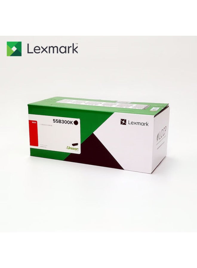 Lexmark 55b300k Toner Cartridge For Lexmark Ms439dn Printer, Approx. 3000 Pages - Image 1