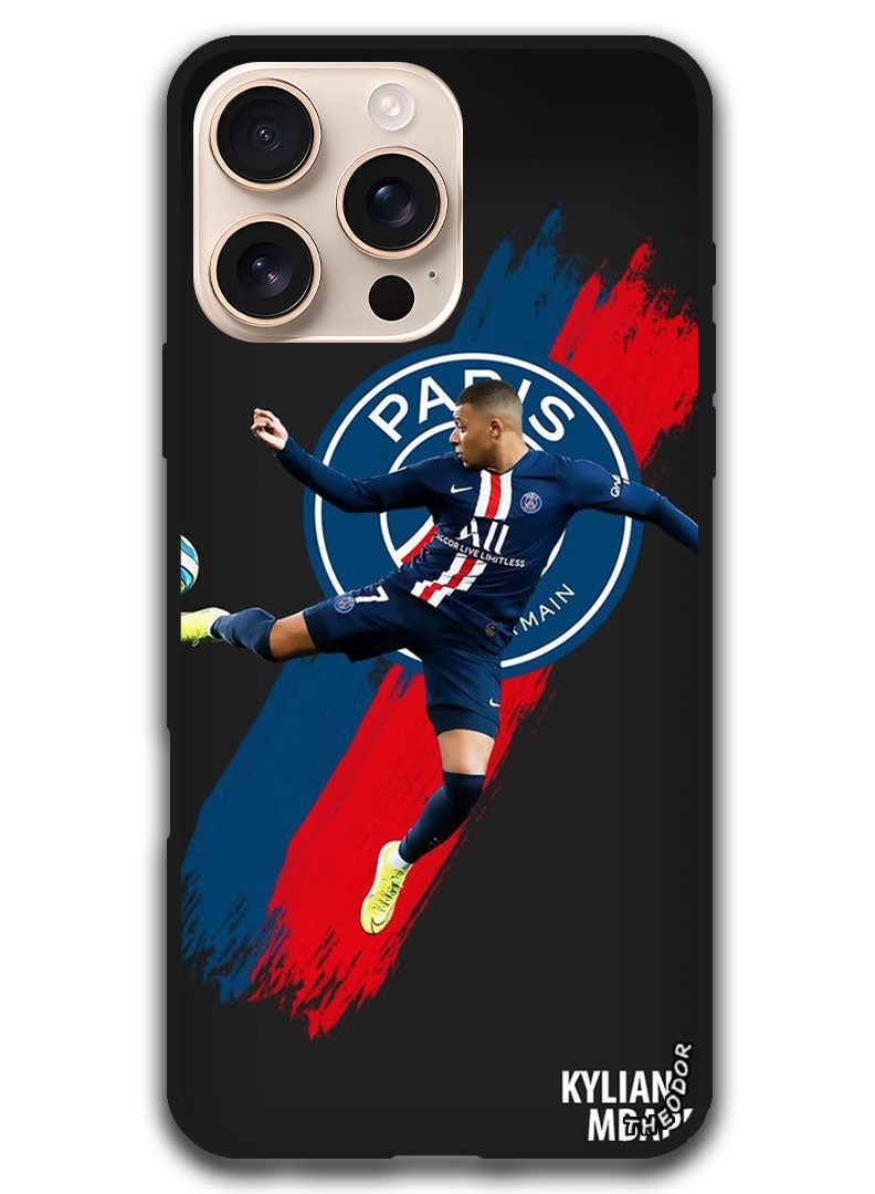 Theodor Protective Case Anti Scratch Shock Proof Bumper Cover For iPhone 16 Pro Max (6.9)-inch Football - Image 1