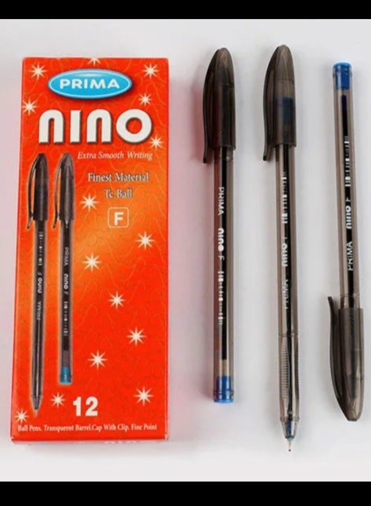 بريما قلم جاف لينو بسن متوسط 1.0 ملم من بريما، مجموعة بها 10 اقلام، ازرق - Image 5