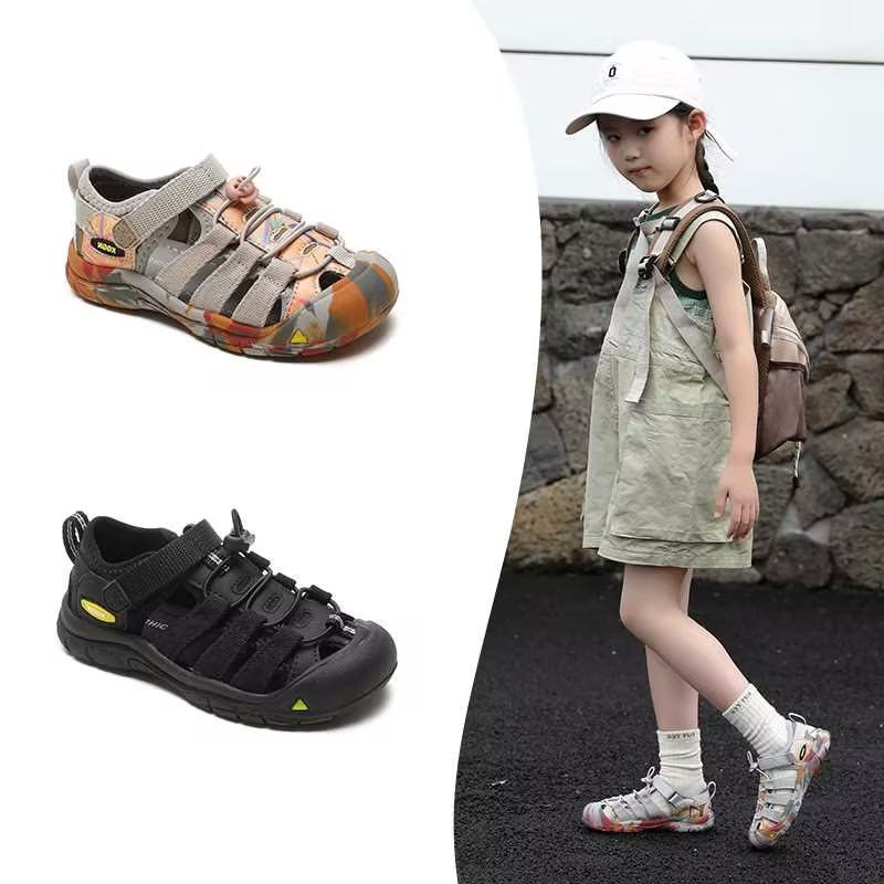Boys' Baotou Sandals Summer Sports Beach Shoes Soft Sole Children'S Shoes Girls' River Tracing Shoes Boys - Image 2