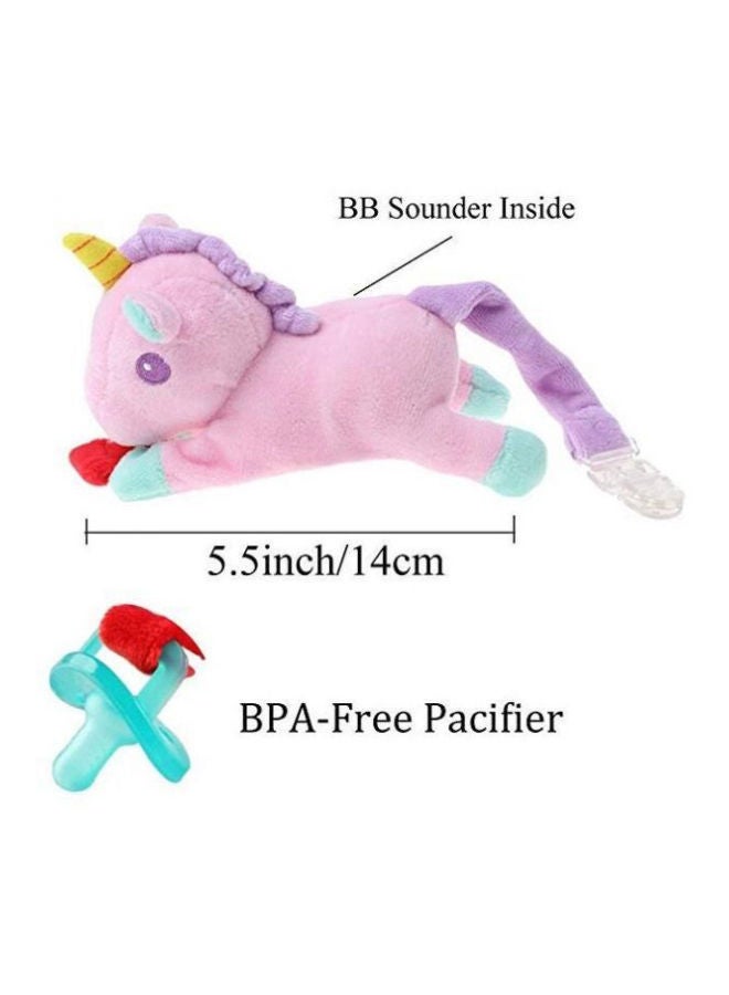 NIBEMINENT Unicorn Plush Pacifier - Image 2