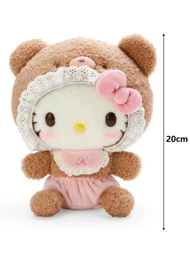 KT Cat Doll Pacifier Plush Toy Keychain School Bag Pendant Plush Doll Doll Accessories  - Image 2