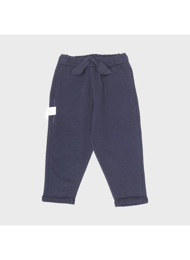Zara kids' Minimalist Solid-colored Fashion Relaxed Straight-leg Cuffed Tapered Pants - Image 2