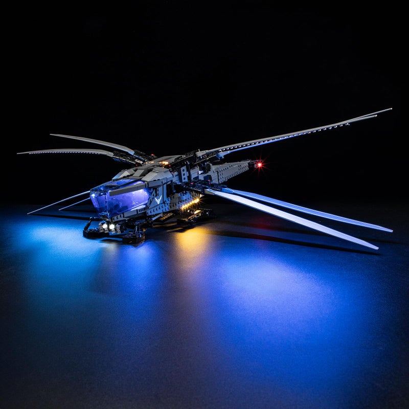 BRIKSMAX Light Kit for Lego10327 Dune Atreides Royal Ornithopter Led Lighting Compatible with Lego Icons Building Set Not Include Lego Set - Image 3