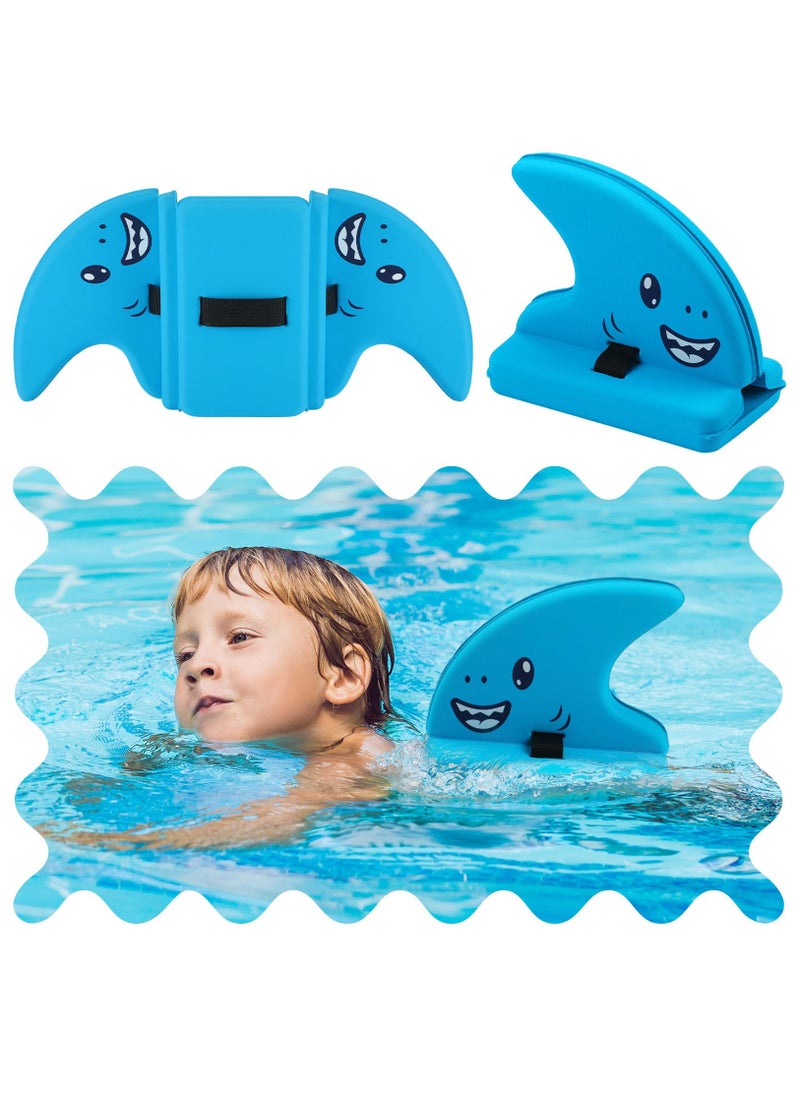 Excefore - Floatation Device for Children, Fin-Shaped Swimming Aid, Wearable Training Floaties with Adjustable Belt, Pool Exercise Equipment, Shark fin for Swimming, Swim Trainer Swimming Shark - Image 1