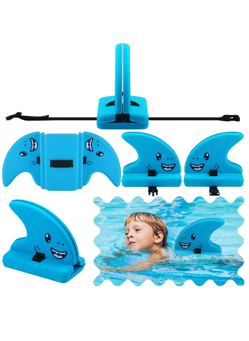Excefore - Floatation Device for Children, Fin-Shaped Swimming Aid, Wearable Training Floaties with Adjustable Belt, Pool Exercise Equipment, Shark fin for Swimming, Swim Trainer Swimming Shark - Image 1