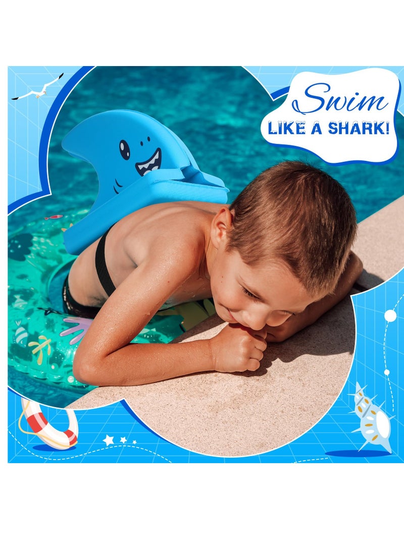 Excefore - Floatation Device for Children, Fin-Shaped Swimming Aid, Wearable Training Floaties with Adjustable Belt, Pool Exercise Equipment, Shark fin for Swimming, Swim Trainer Swimming Shark - Image 1