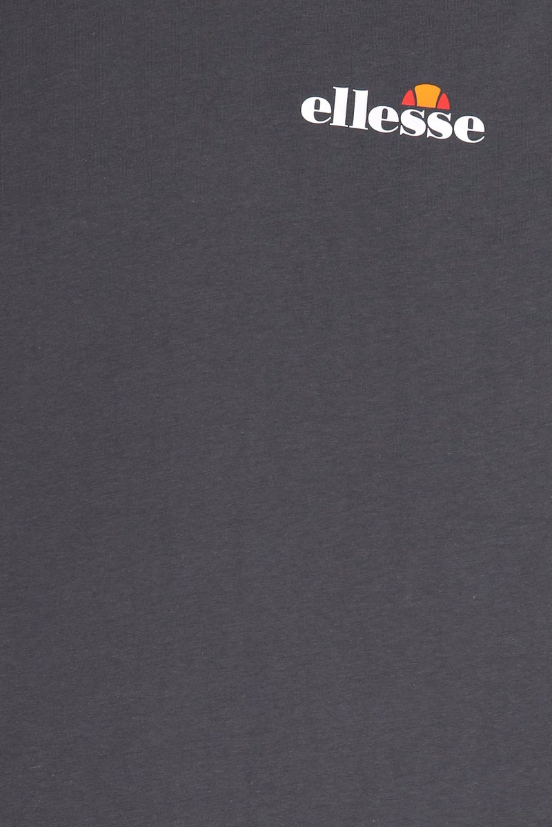 Ellesse Men Sportwear Fit Short Sleeve Outdoor T-Shirt, Dark Grey - Image 5