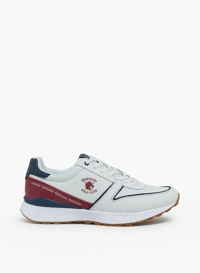 Duchini WHITE Polo Club Men Lace-Up Ankle Sneakers for Men | Best Price UAE
