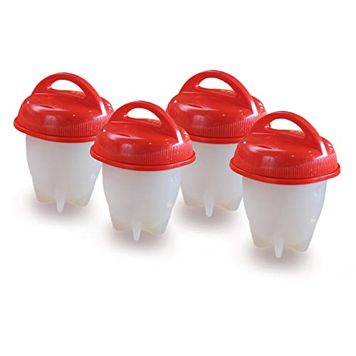 Egglettes Egg Cooker  Hard Boiled Eggs without the Shell 4 Egg Cups