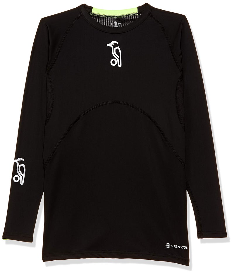 Kookaburra Youth Lycra-Spandex Skin Fit KB A.Base Layer Black Ss(Other) - Image 2